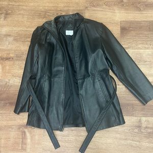Worthington Black Leather Jacket
